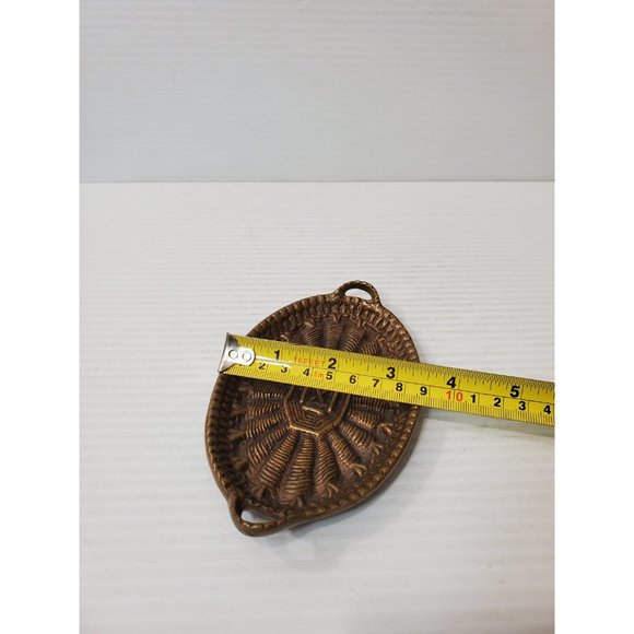 Vintage / BRASS SOAP DISH / Solid Brass Soap Holder Soap Dispenser Vinta… - Picture 10 of 10